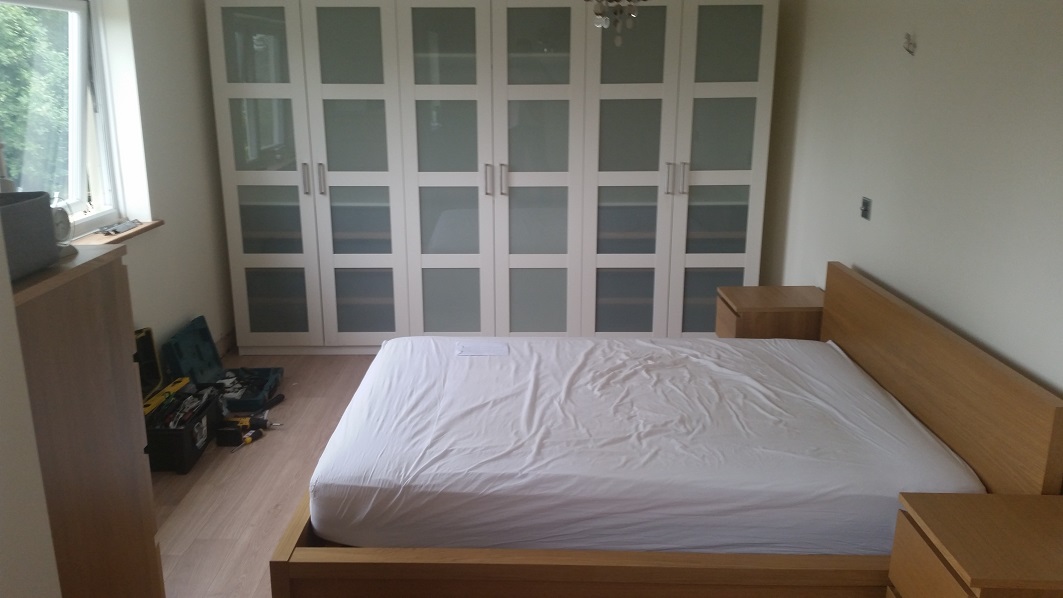 An example of a Malm Bed we assembled in Norwich, Norfolk sold by Ikea
