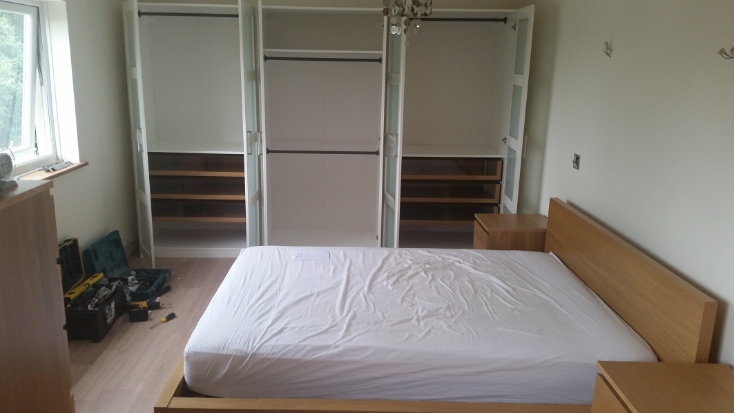Ikea Pax Wardrobe assembled in Rotherham, South Yorkshire