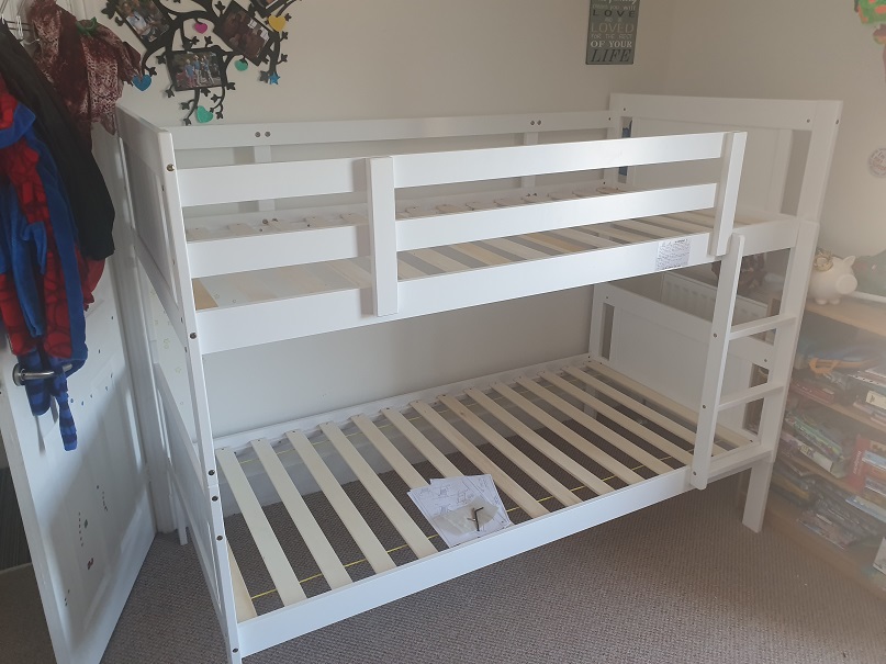 Photo of a Wayfair Eliza Bunks we assembled in Norwich, Norfolk