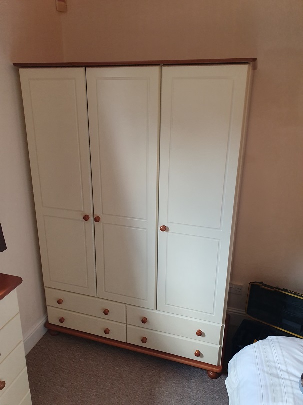 An example of a Hamilton Wardrobe we assembled in Colchester, Essex sold by Furniture123