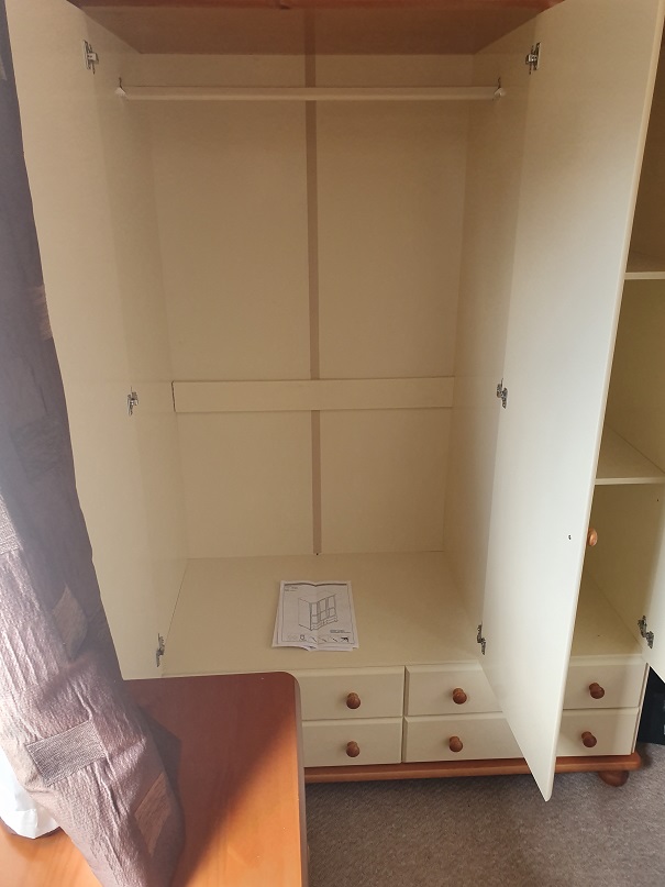 Chester, Cheshire Wardrobe from Furniture123 fully assembled, Hamilton range