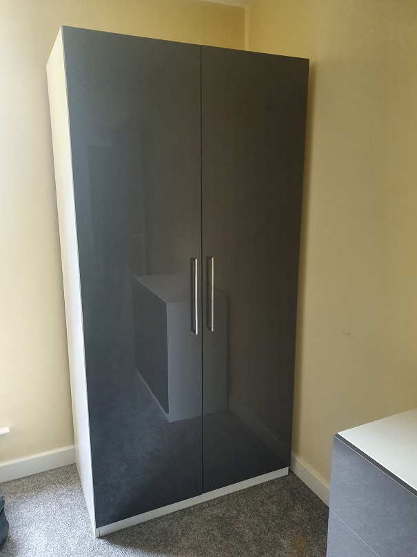 An example of a Darwin Wardrobe we assembled in Glossop, Derbyshire sold by BandQ