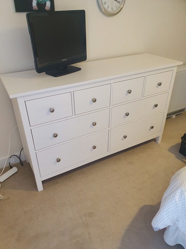 Hartlepool, Cleveland Chest from Ikea fully assembled, Hemnes range