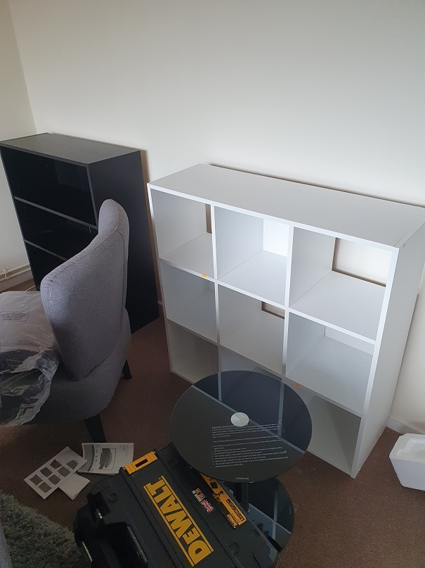 Norwich, Norfolk Bookcase from Argos fully assembled, Cubes range