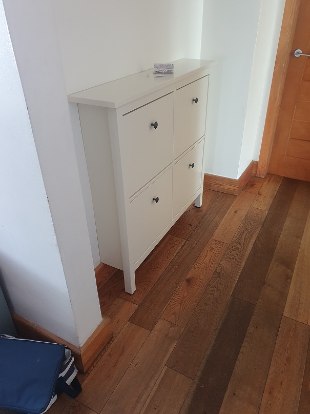 Photo of an Ikea Bursta Shoe_Storage we assembled in Blackpool, Lancashire