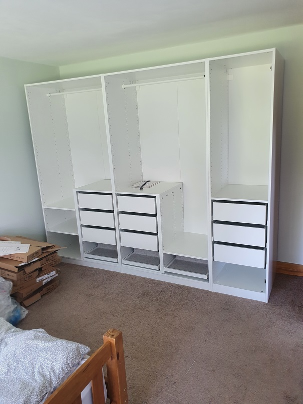 St. Andrews, Fife Wardrobe from Ikea fully assembled, Pax range