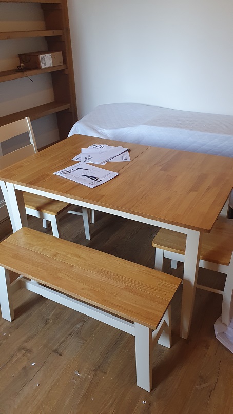 An example of a Chicago Dining_Set we assembled in Lancaster, Lancashire sold by Argos