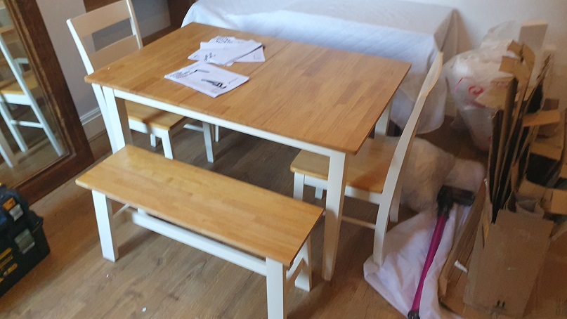 Lancaster, Lancashire Dining_Set from Argos fully assembled, Chicago range