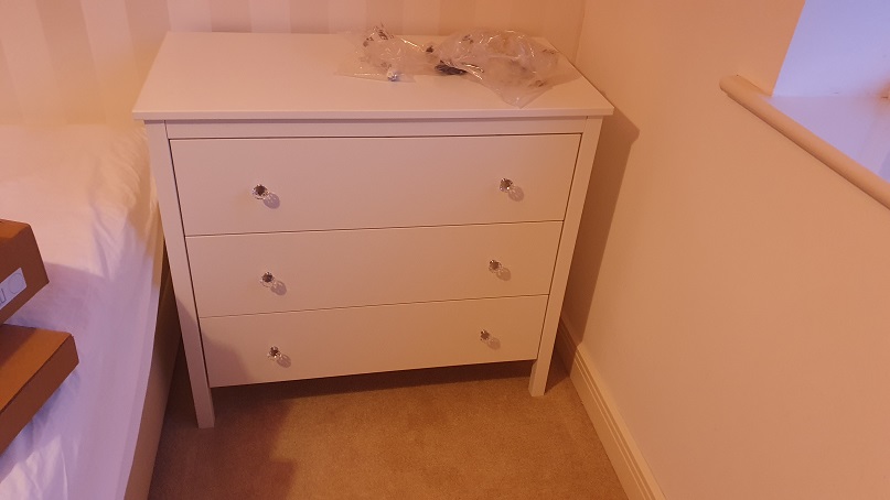Photo of an Ikea Koppang Chest we assembled in Norwich, Norfolk