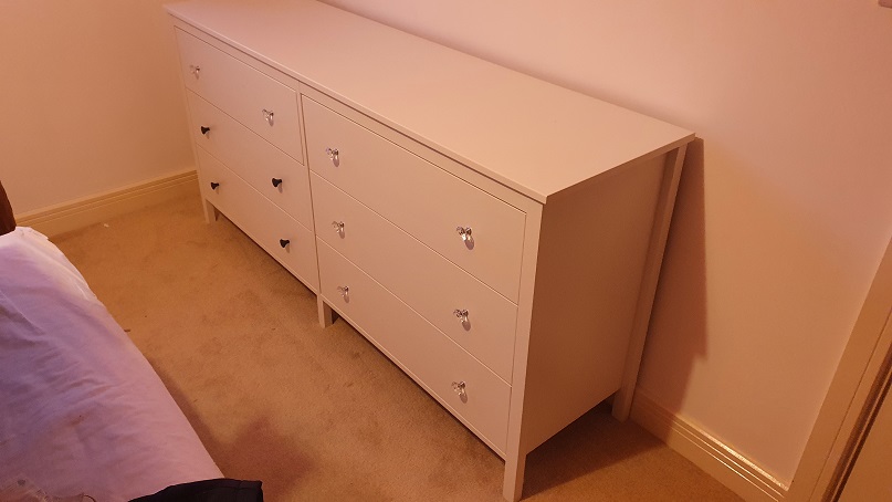Photo of an Ikea Koppang Chest we assembled in Manchester, Lancashire