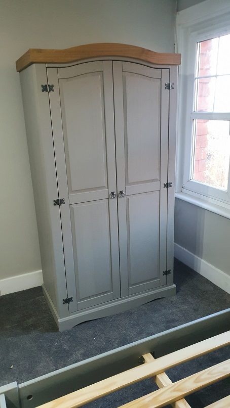 An example of a Corona Wardrobe we assembled in Brighton, East Sussex sold by Dunelm