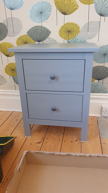 Photo of an Ikea Hemnes Bedside we assembled in Livingston, West Lothian