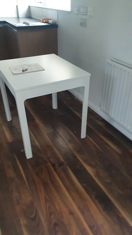 Paisley, Renfrewshire Table from Ikea fully assembled, Ekedalan range