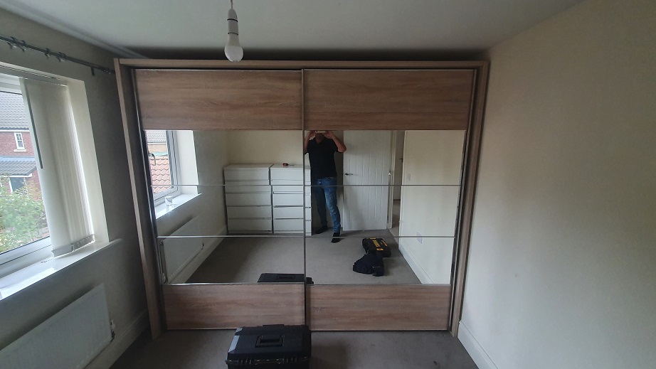An example of a Tesla Wardrobe we assembled in Hamilton, Lanarkshire sold by Amazon