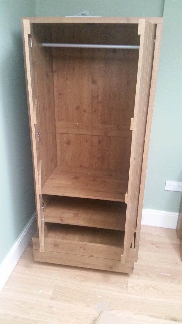 Photo of a Next Carter Wardrobe we assembled in Nottingham