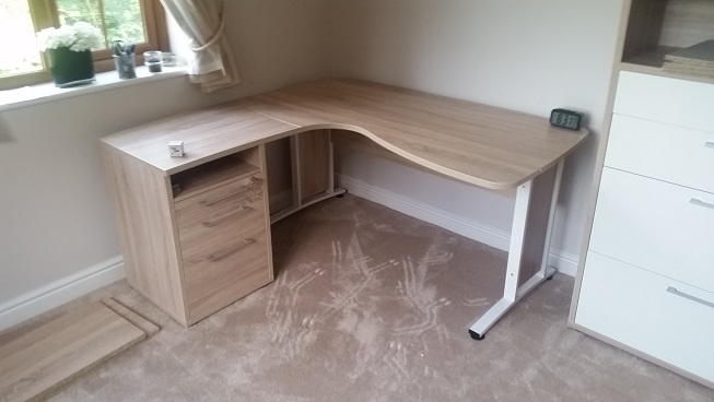 Photo of a John-Lewis Tivoli Desk we assembled in Dundee, Angus