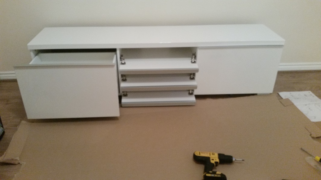 Ikea Besta TV-Stand assembled in Chester